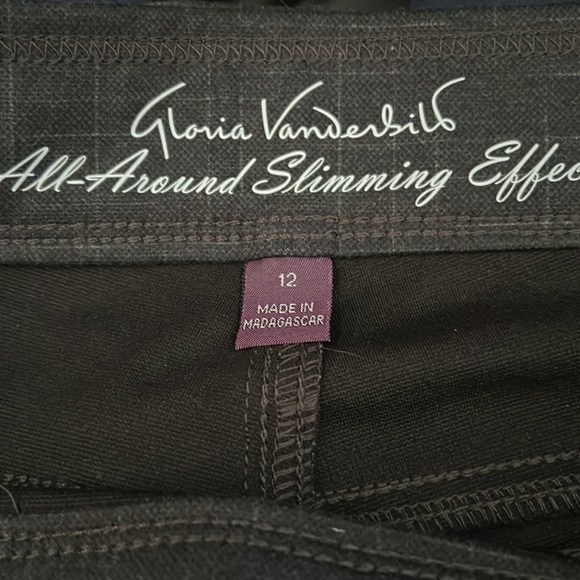 Gloria Vanderbilt Avery Slim Ponte dress pants grey - Picture 2 of 6